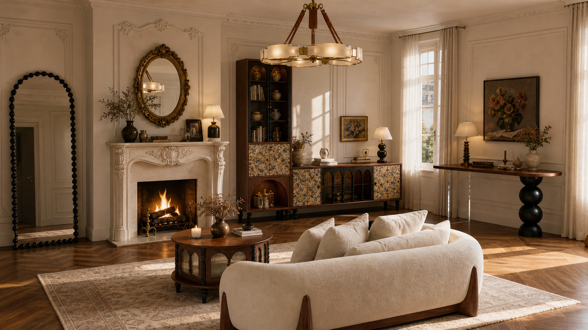 A complete room, composed with care