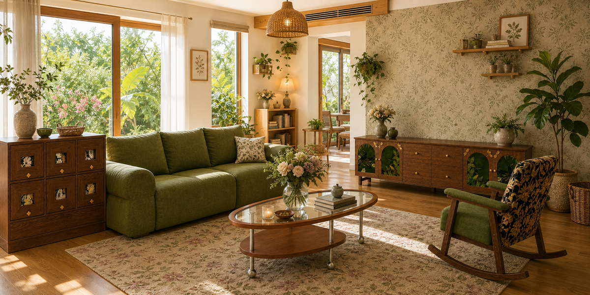 A complete room, composed with care