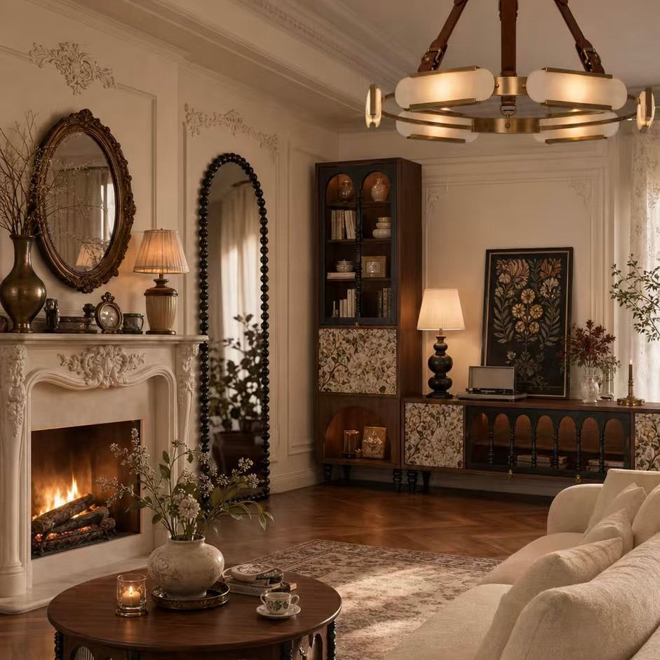 Leather Strap Chandelier
