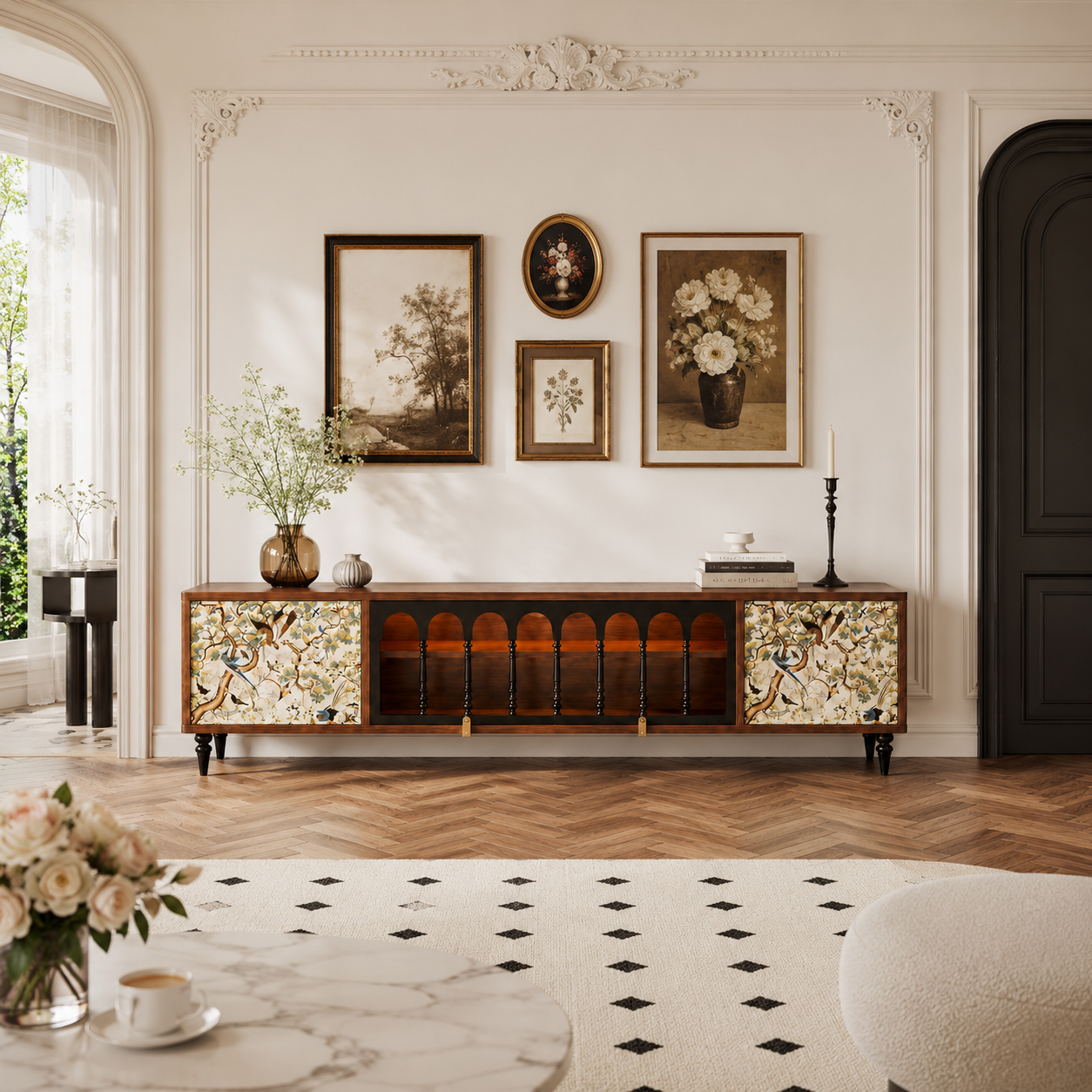 Floral Arch Media Unit