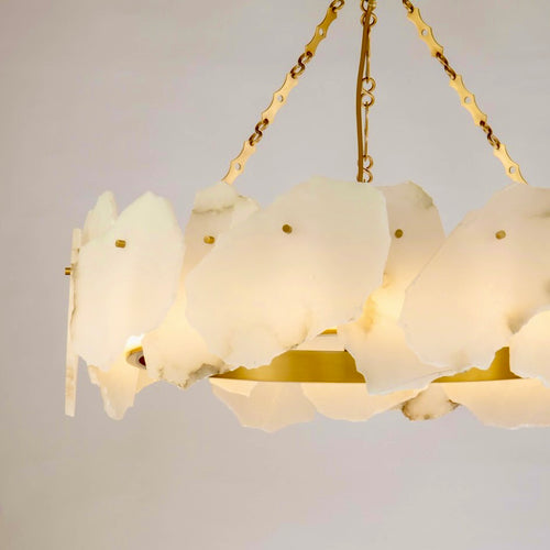 Alabaster Halo Chandelier