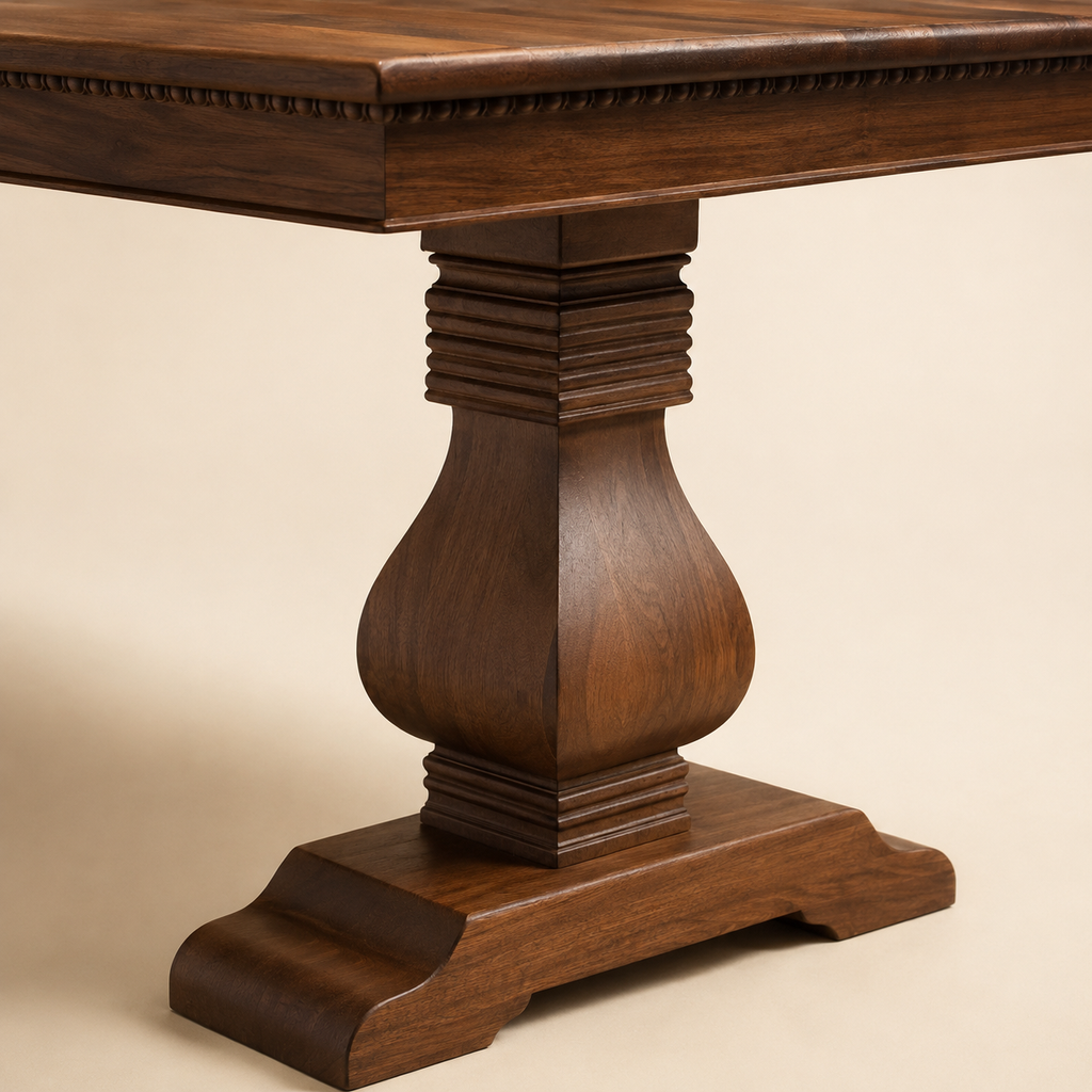 Walnut Spindle Dining Set