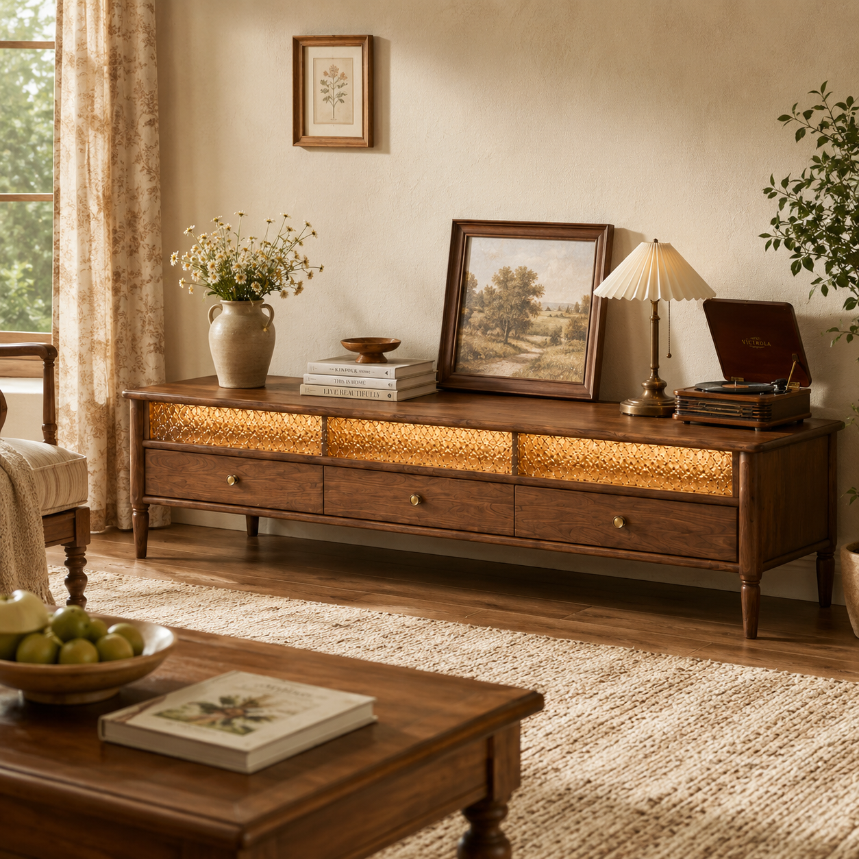 Amber Glass Media Unit