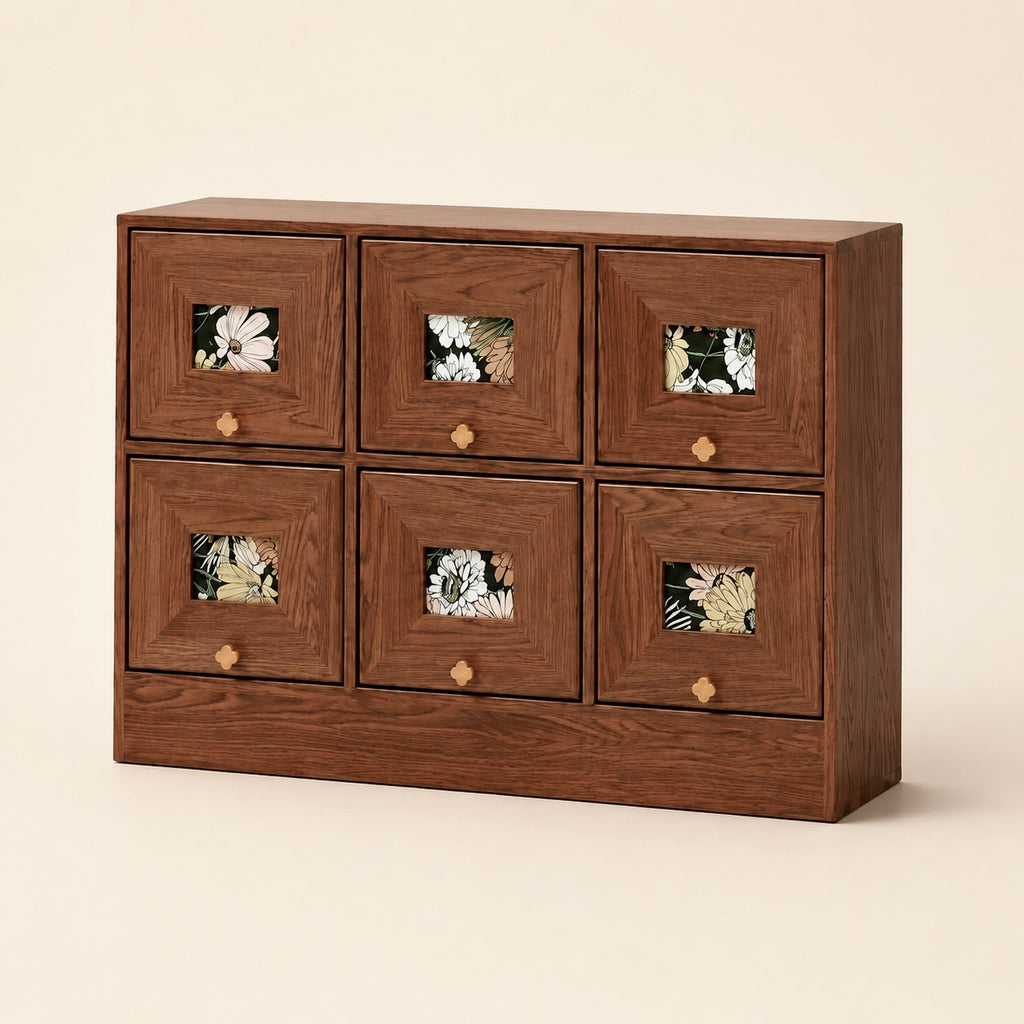 Floral Drawer Cupboard