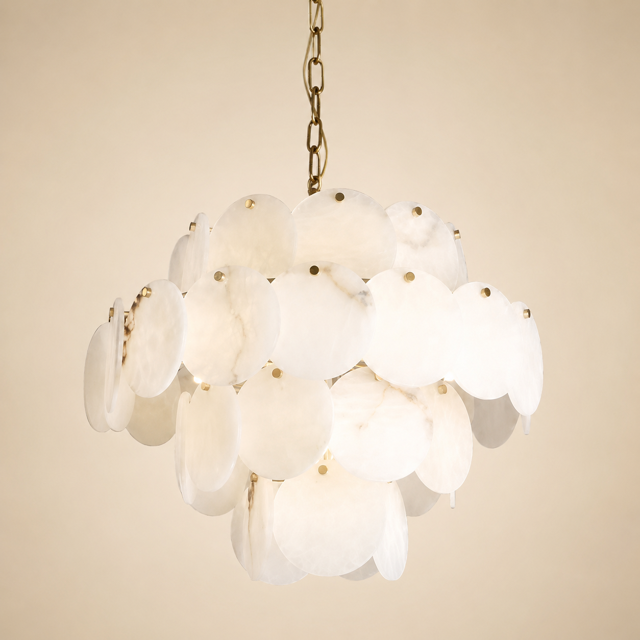 Opaline Shell Chandelier