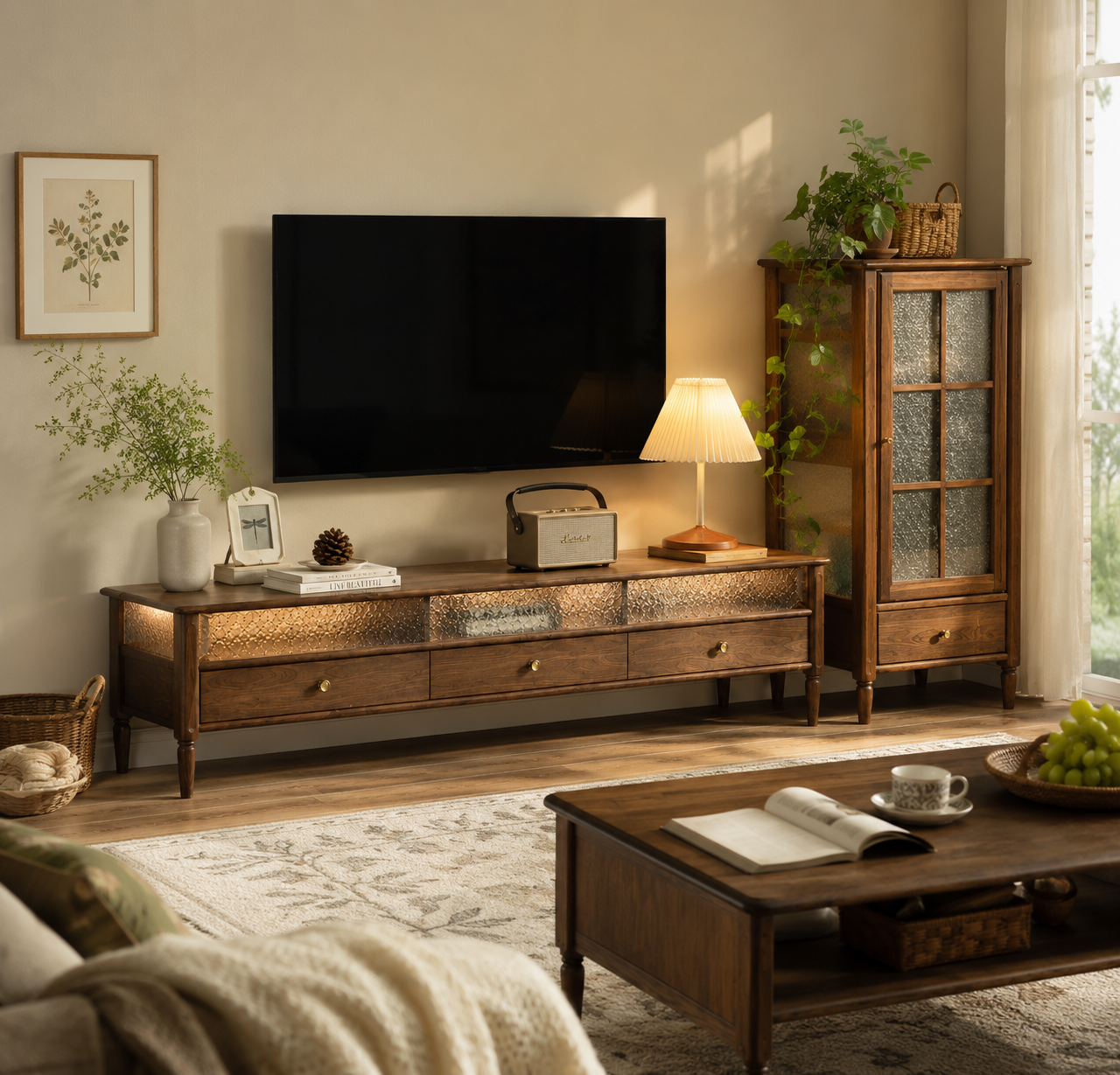 Amber Glass Media Unit
