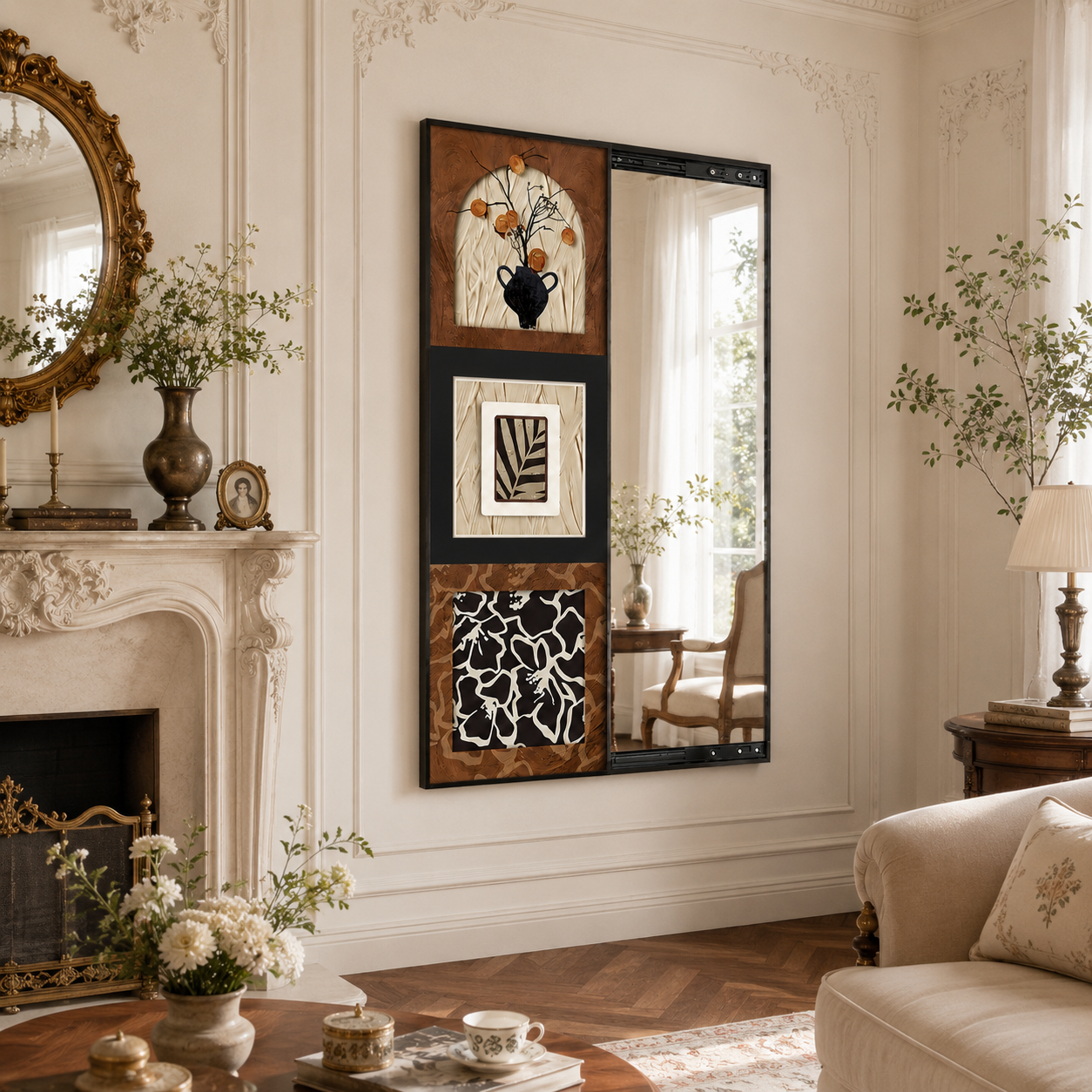 Noir Mirror Panel