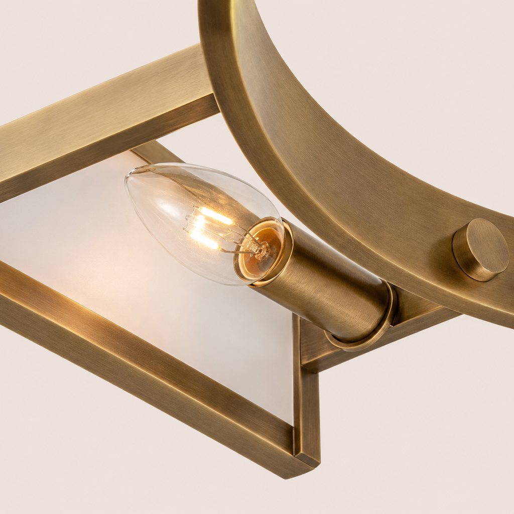 Leather Strap Chandelier