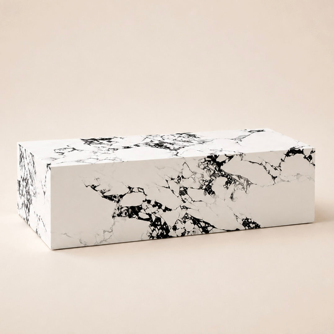 Calacatta Block Coffee Table