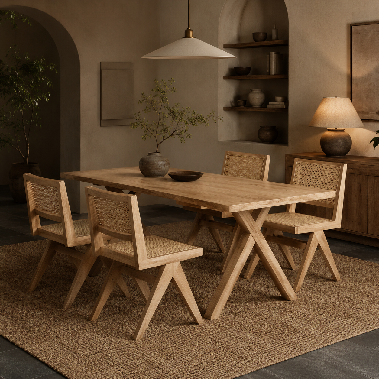 Crosswood Dining Set