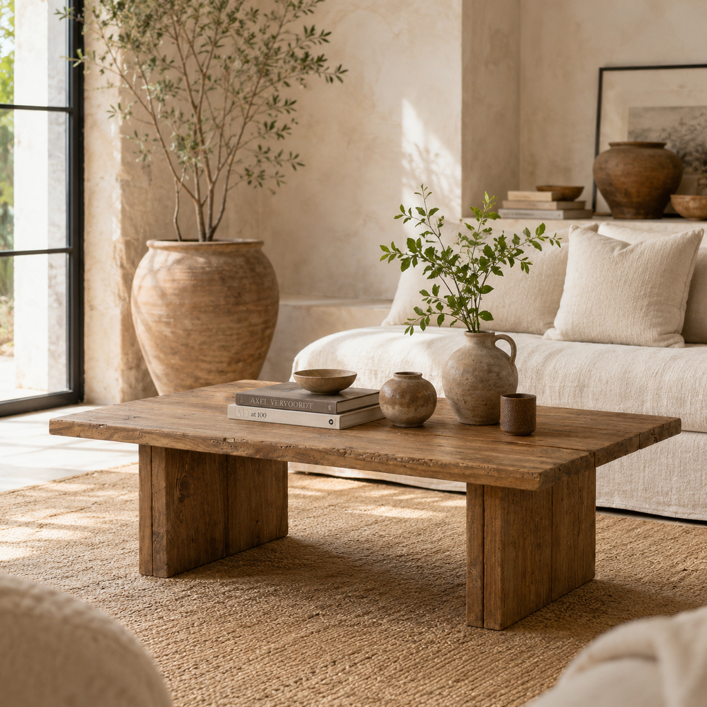 Raw Plank Coffee Table