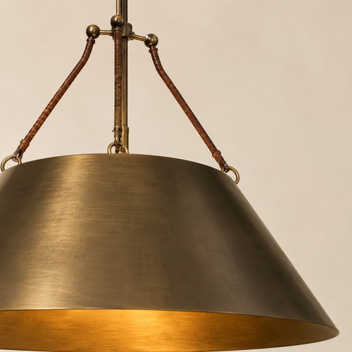 Aged Brass Pendant
