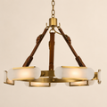 Leather Strap Chandelier