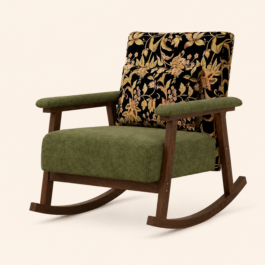 Floral Rocking Chair